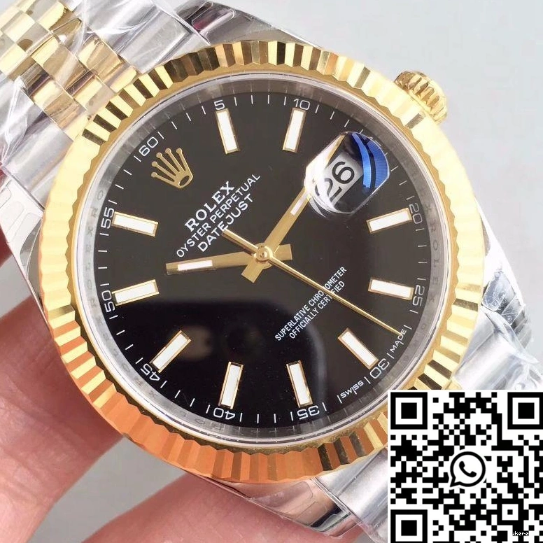 EW Factory Dial Black Rolex 41MM II Datejust 116333 0504